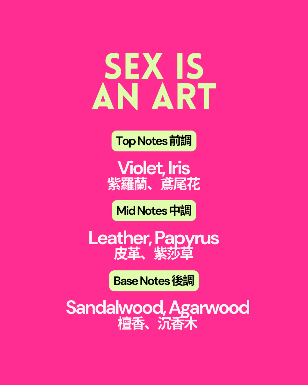 Sex Is An Art 30ml