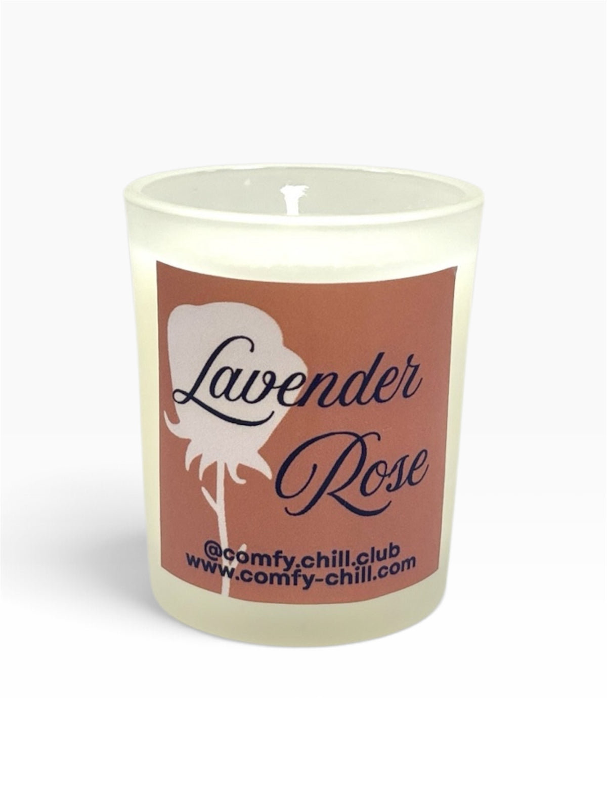 Lavender Rose Mini Candle