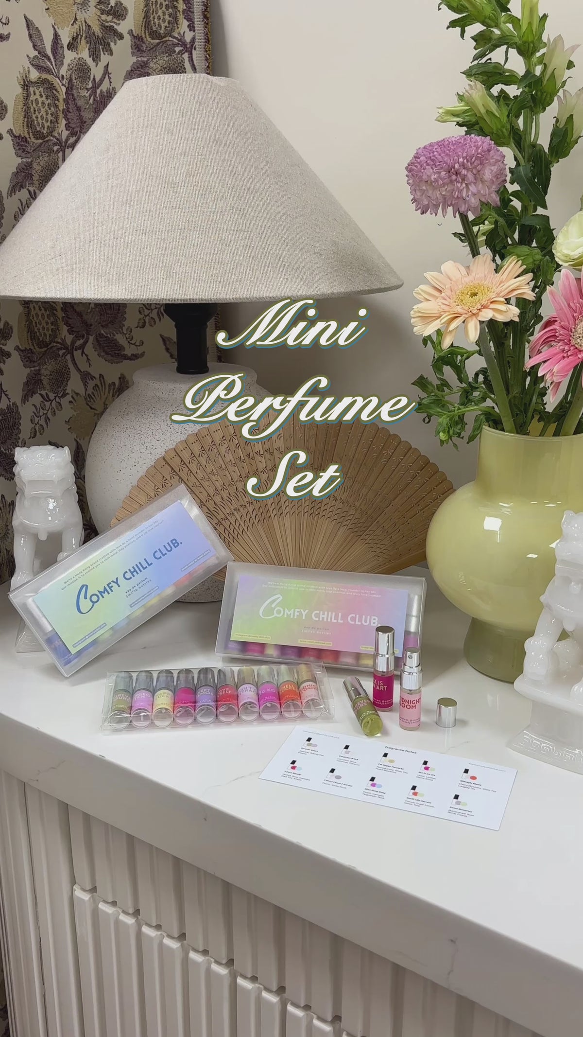 10*3ml mini perfume set (Fruity & Floral)